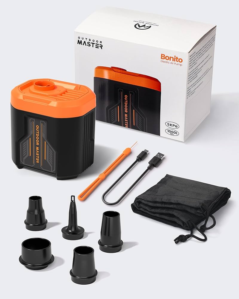 OutdoorMaster 電動エアーポンプ Amazon.co.jp: OUTDOORMASER 電動エアーポンプ 大容量 【74Wh